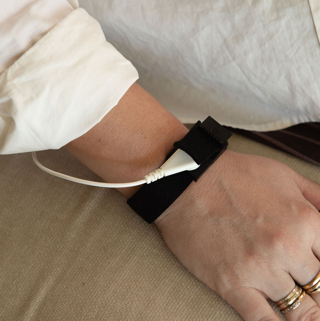 Grounding Wristband | Earthing Bracelet | Copper Backed | EMF Support grounding product for sleep, stress relief and recovery | Organic Earthing