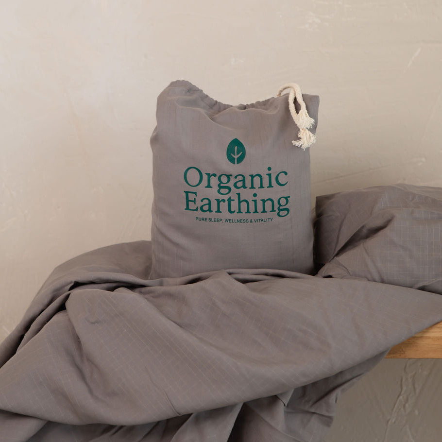 Grounding Sheet Flat (Organic Bamboo) - Supports Deeper Sleep & Relaxation grounding product for sleep, stress relief and recovery | Organic Earthing