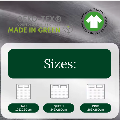 Grounding Sheet Flat (Organic Bamboo) - Supports Deeper Sleep & Relaxation