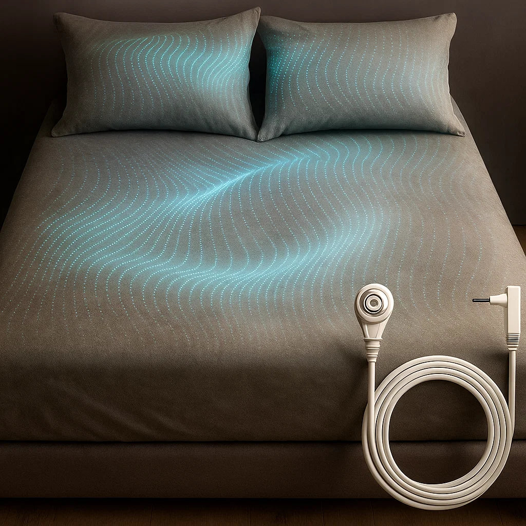 Certified Organic Bamboo Flat Grounding Sheet in Grey