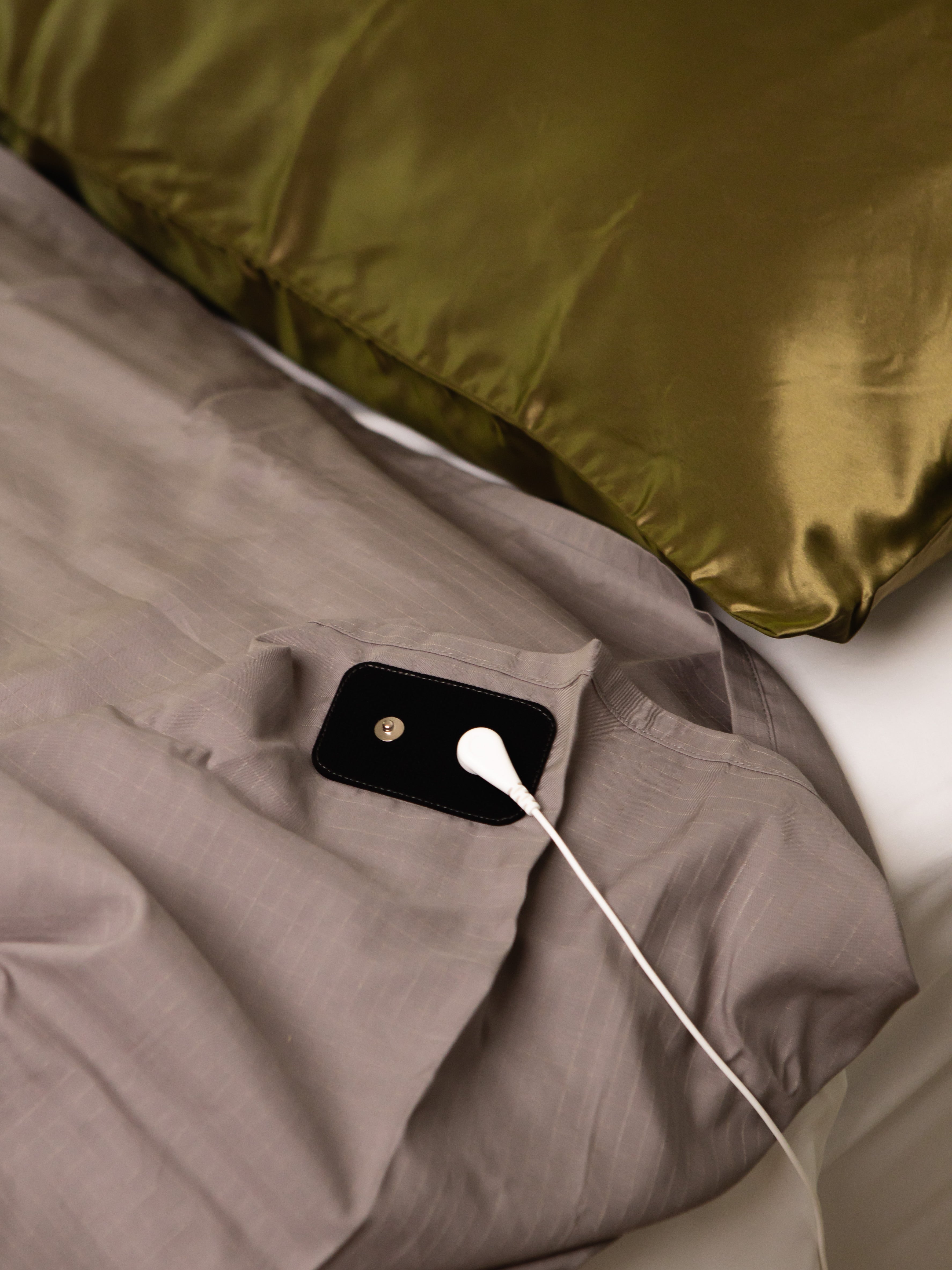 Certified Organic Bamboo Flat Grounding Sheet in Grey