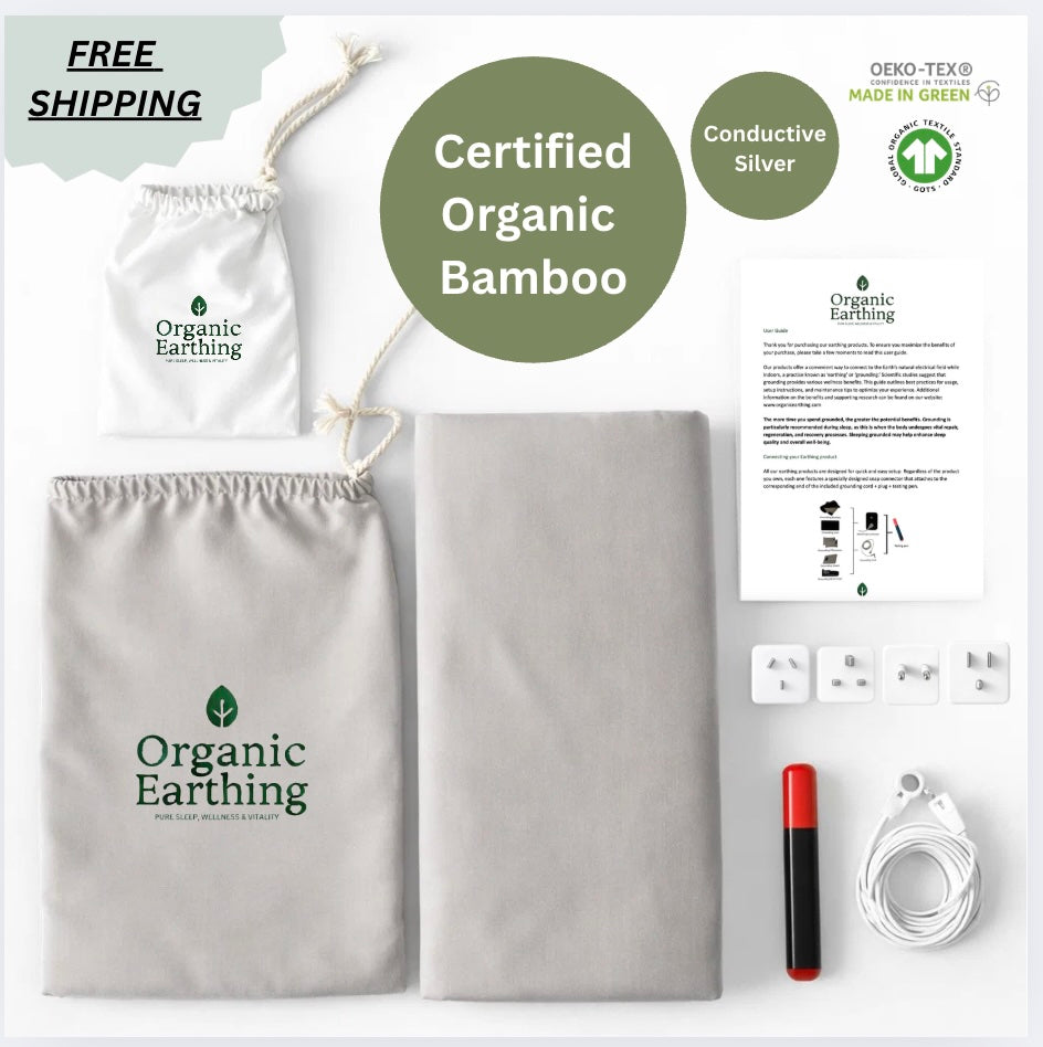 Grounding Sheet Fitted (Organic Bamboo) - Supports Deeper Sleep & Relaxation