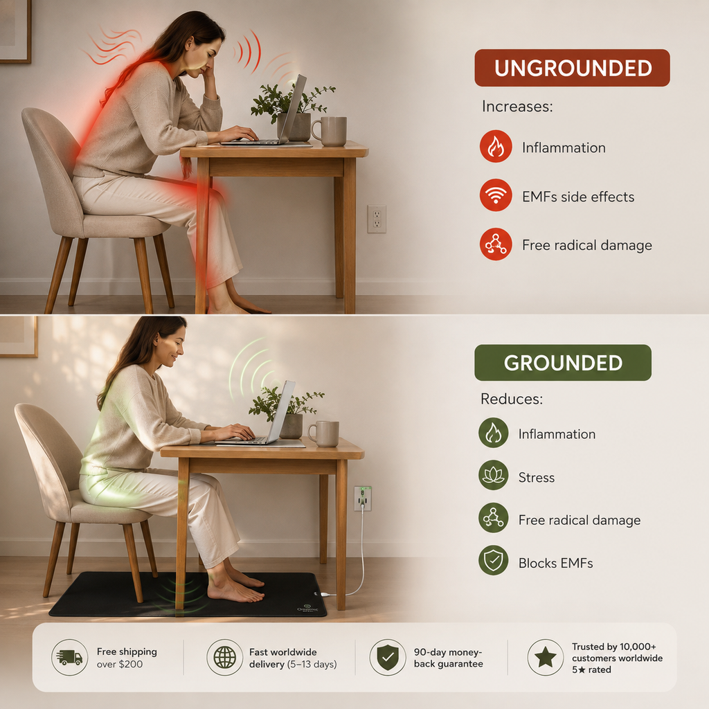 Grounding Mat | Earthing Mat | EMF Support | Indoor Grounding | No Electricity Required