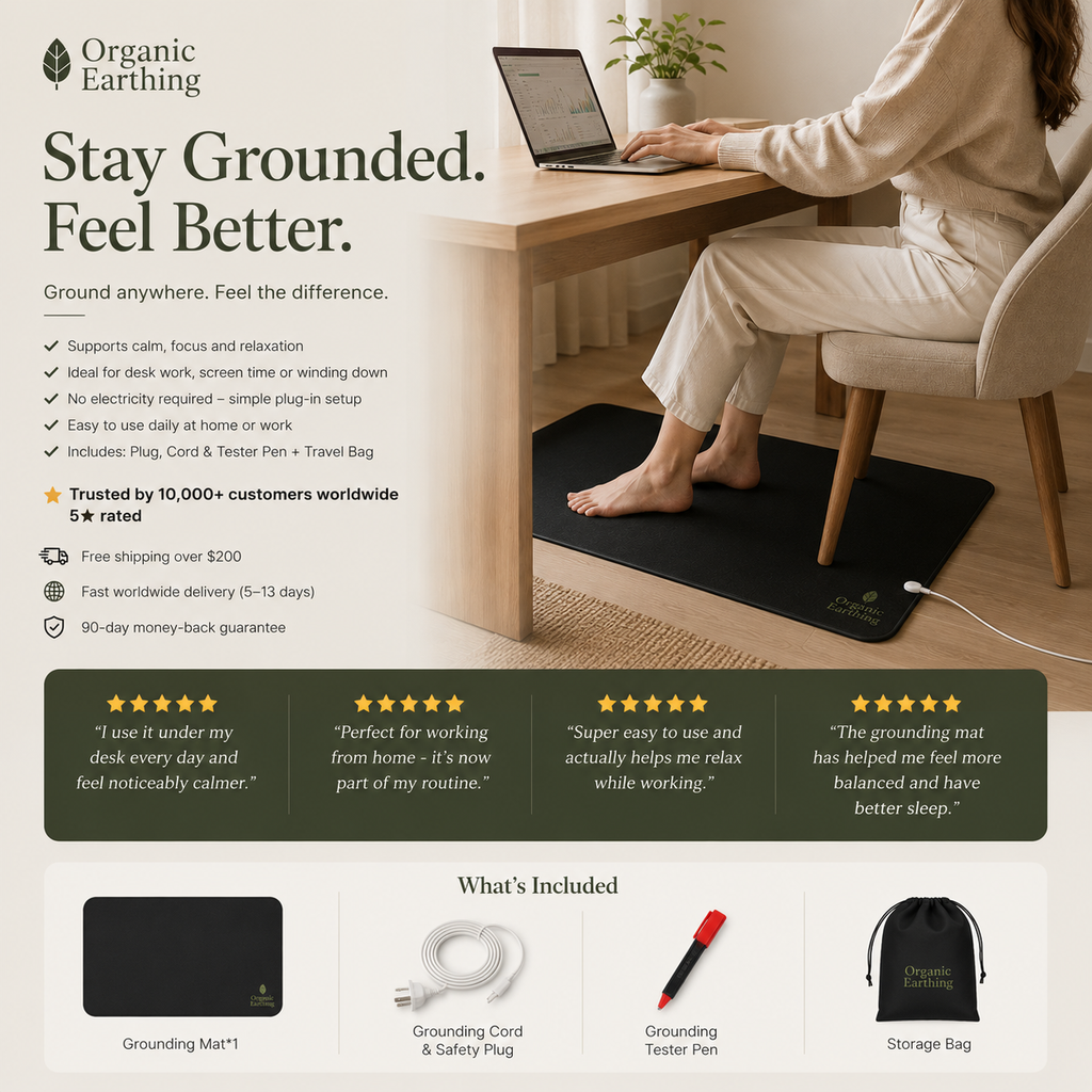 Grounding Mat | Earthing Mat | EMF Support | Indoor Grounding | No Electricity Required