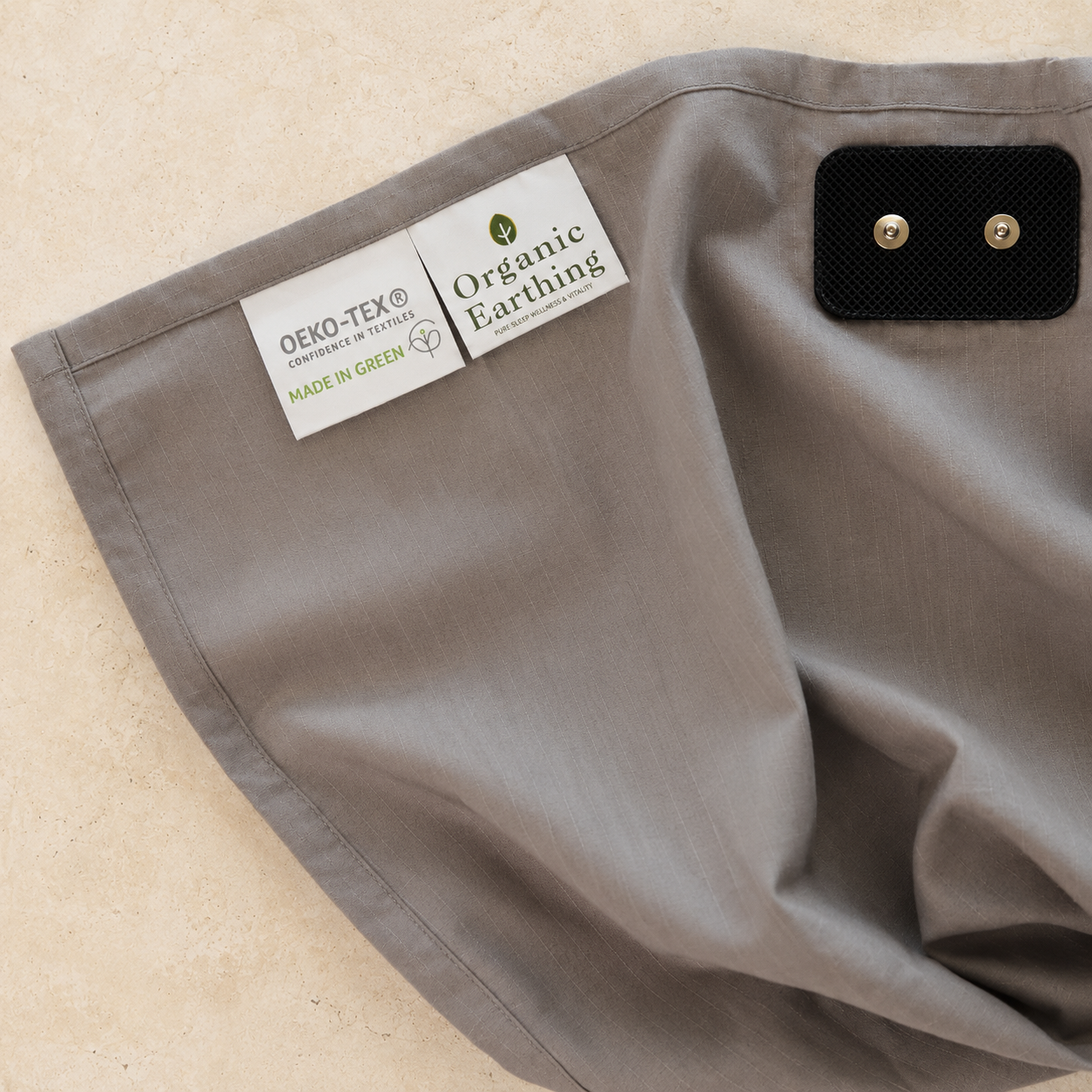 Organic Grounding Sleep Bundle for Better Sleep | Earthing Sheet + Silk Pillowcase & Eye Mask | Full Sleep Set