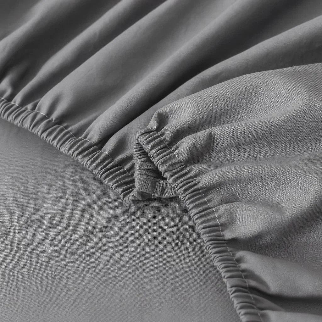 Certified Organic Bamboo Fitted Grounding Sheet in Grey